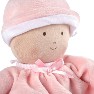 Cherub Baby Girl with Pink Dress