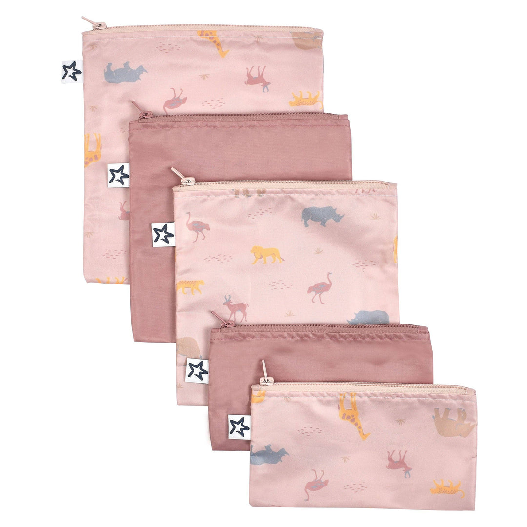 Tiny Twinkle Reusable Snack Bags 5 Pack - Simple Good