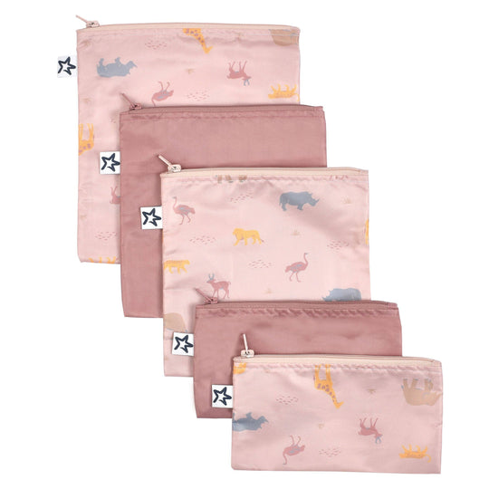 Tiny Twinkle Reusable Snack Bags 5 Pack - Simple Good