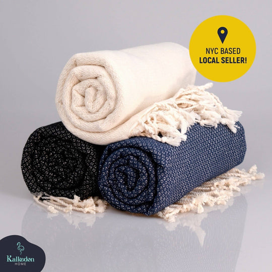 Solid Waffle Turkish Towel