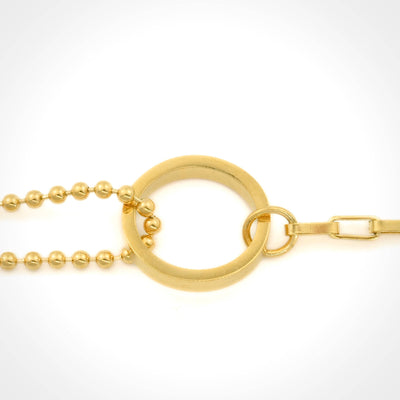 Circle Link Bracelet, Waterproof Mixed Chain Bracelet