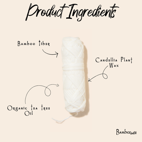 BULK Bamboo Dental Floss Refill