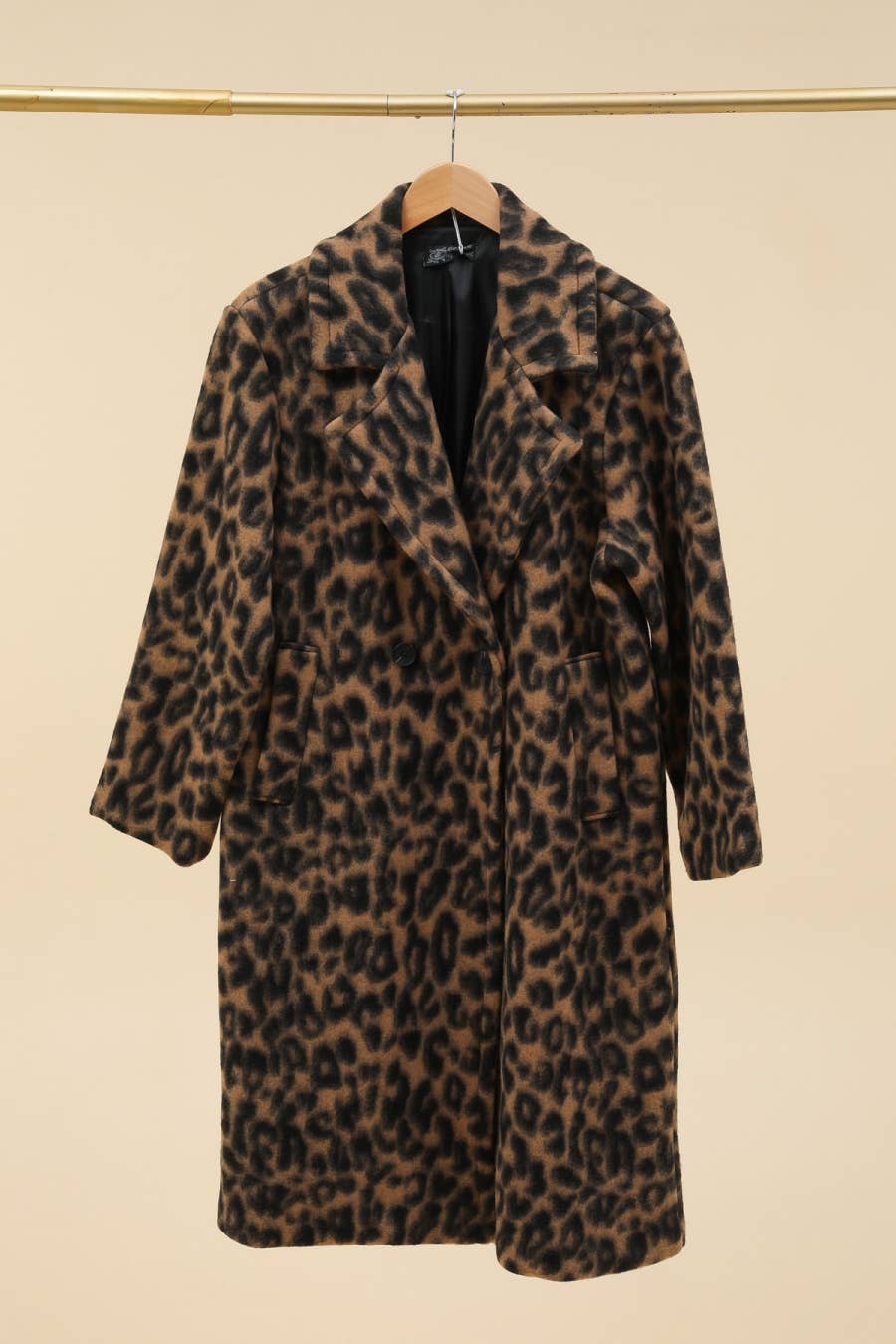 Animal Print Coat Made in Italy