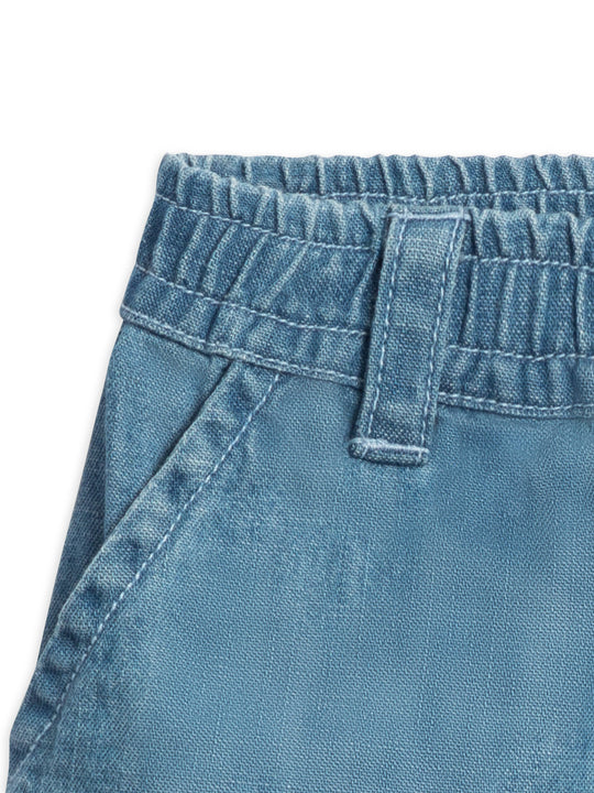 Organic Luke Chambray Shorts for Infants