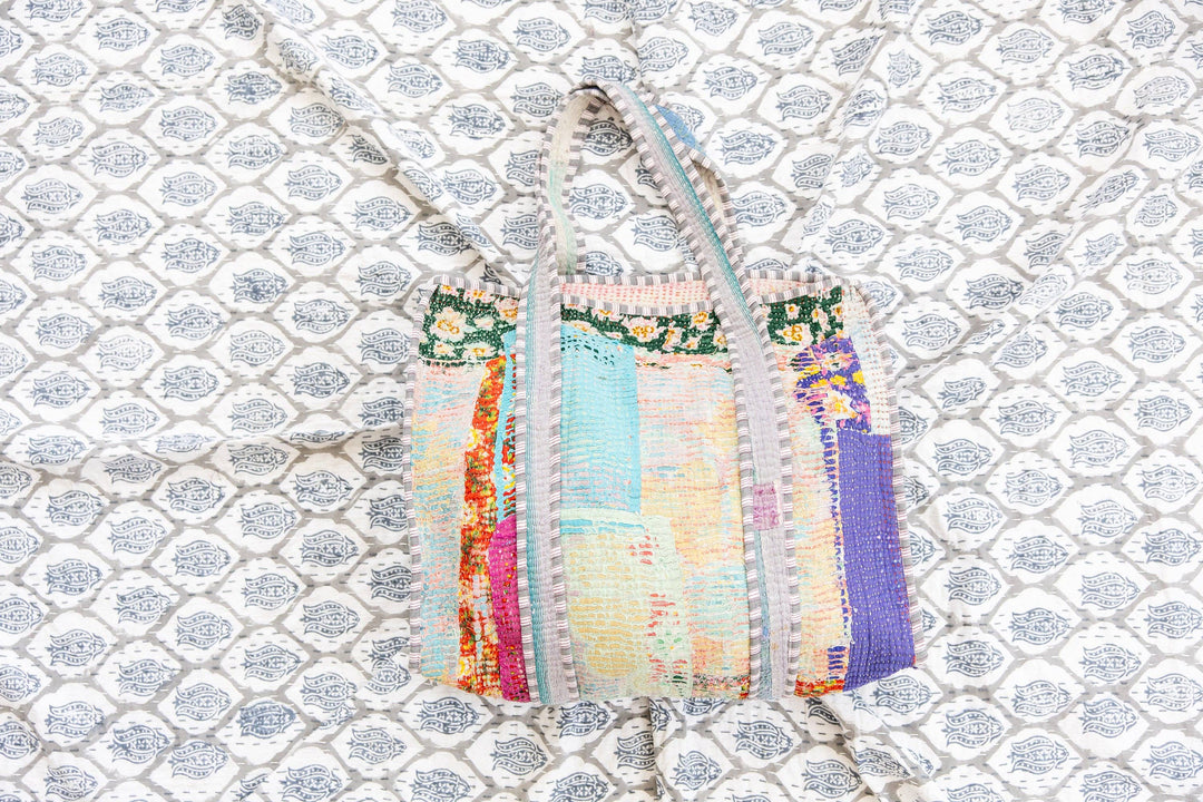 Antique Kantha Tote Bag