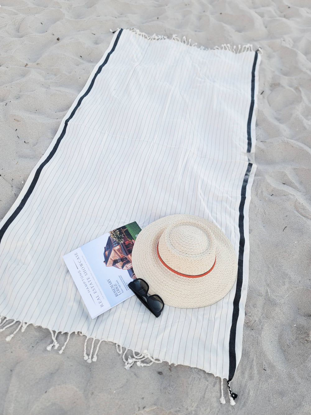 St. Tropez Flatwoven Sand Free Turkish Towel