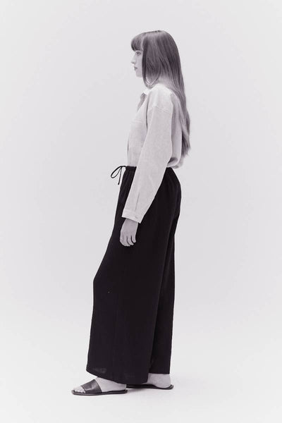 Long Line Gauze Pants