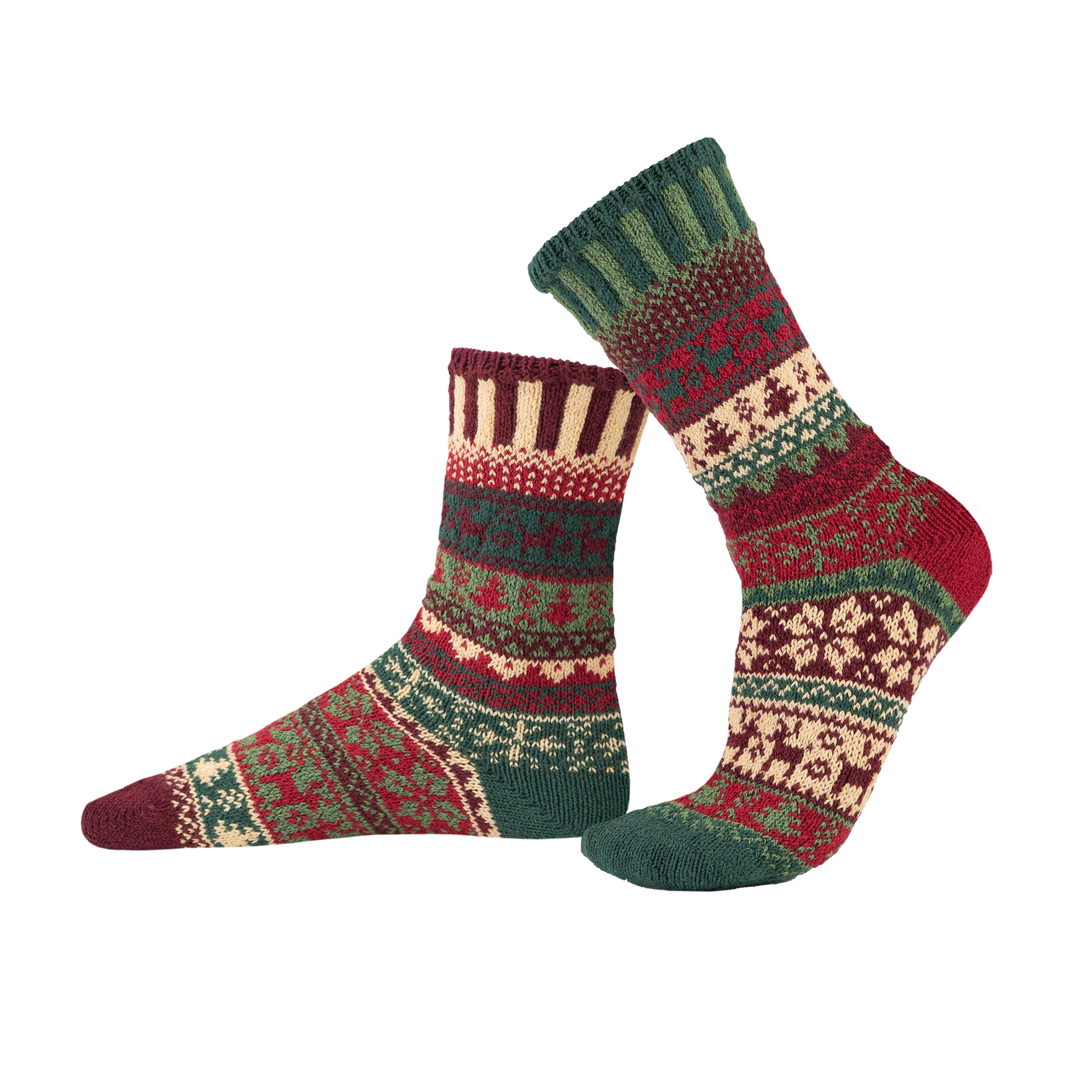 Festive Holiday Crew Socks