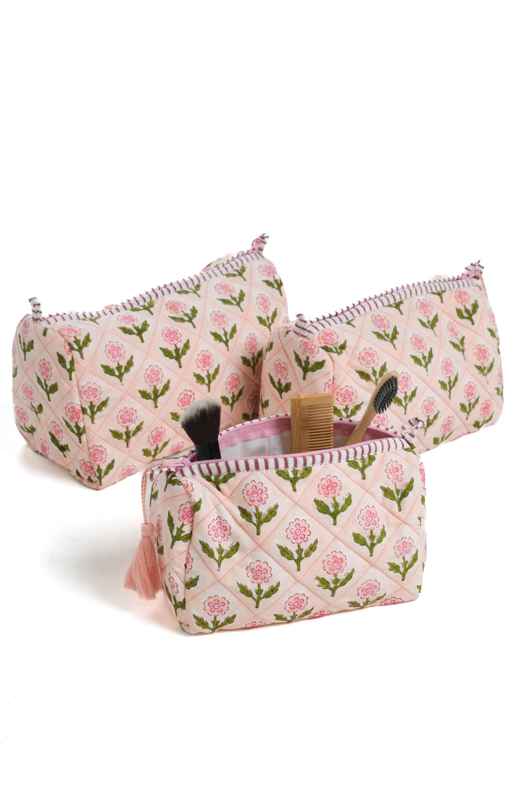 Mona Blockprint Makeup Bag