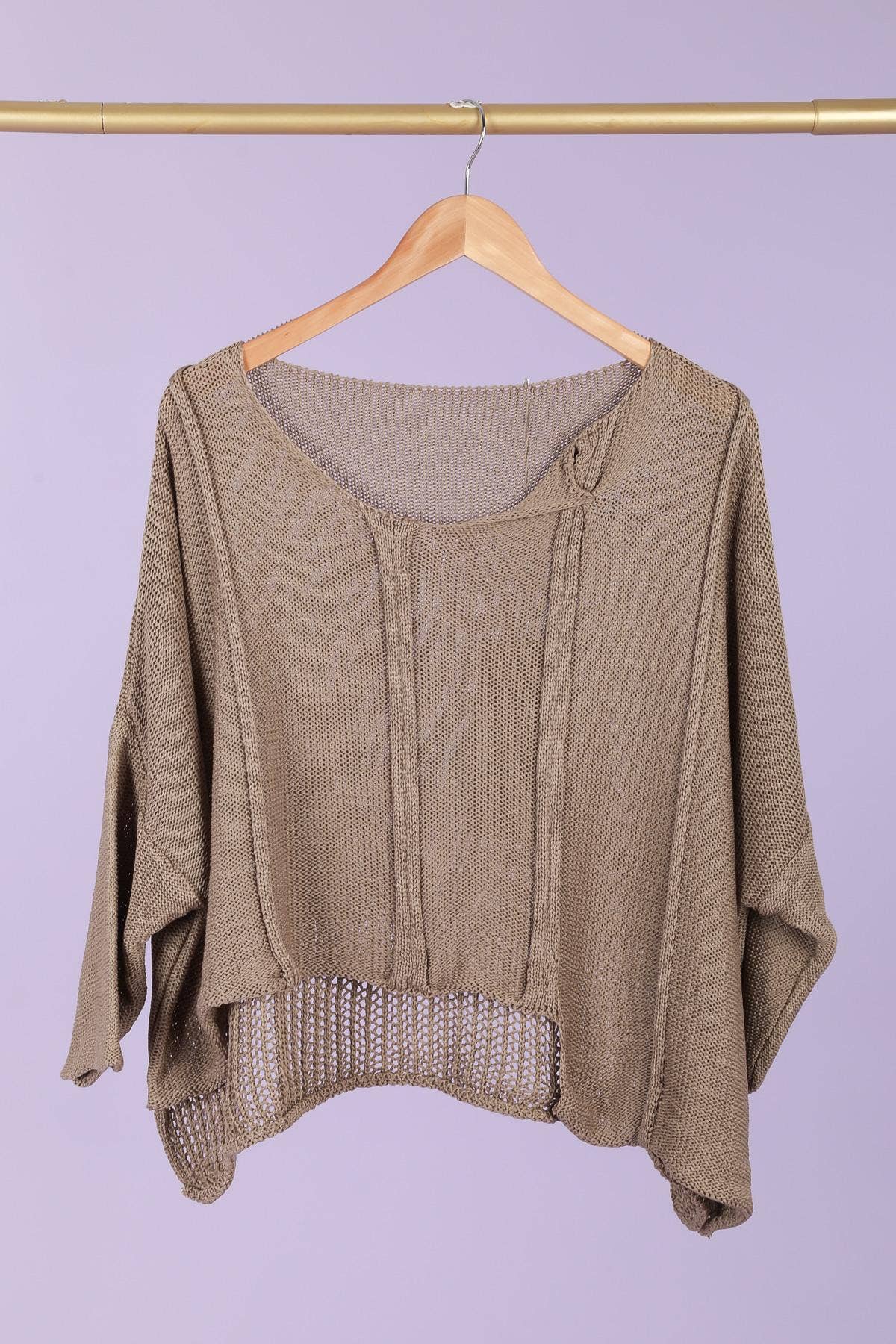 Lightweight Asymmetrical Sweater