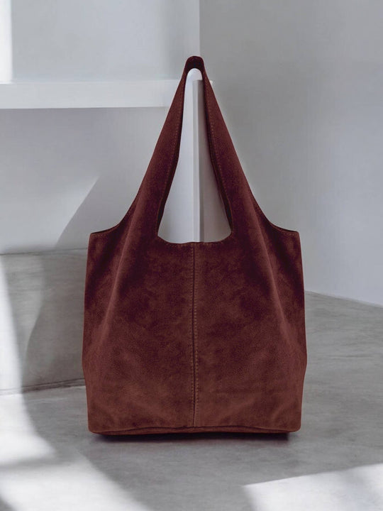 Giannina Suede Shoulder Bag