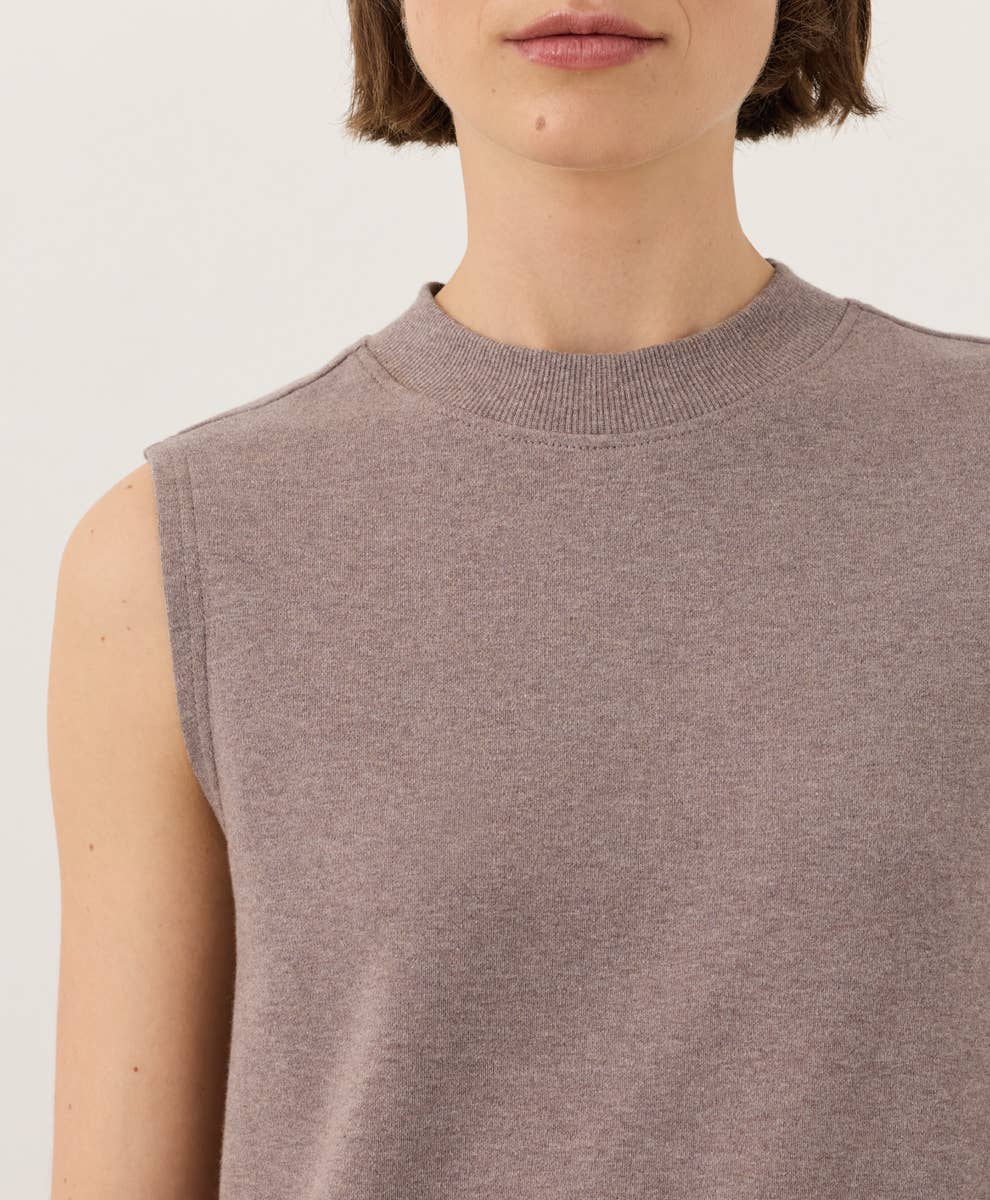 Airplane Mock Neck Shell
