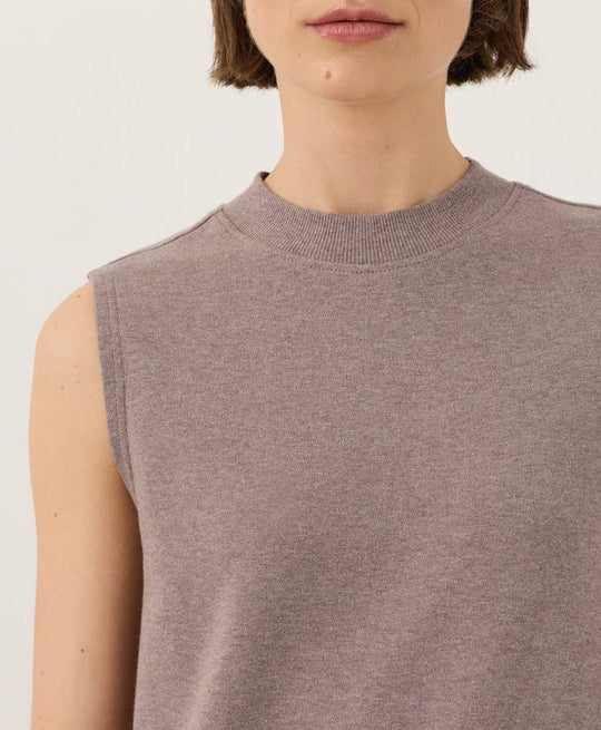 Airplane Mock Neck Shell