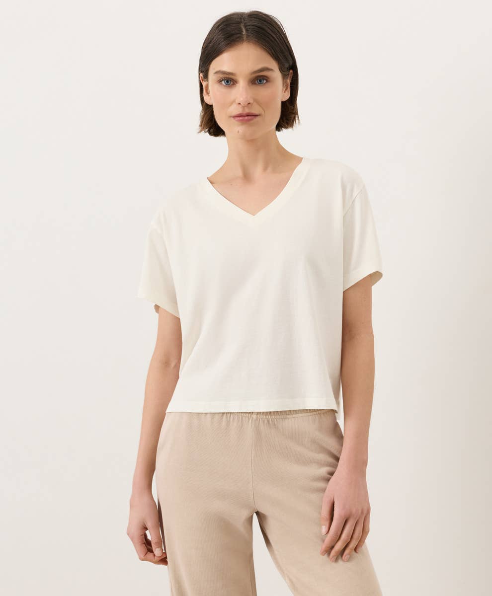 Vintage Jersey V-Neck Tee