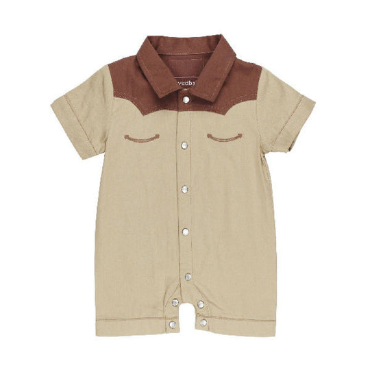 Organic Western Short Sleeve Coverall