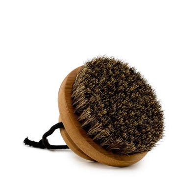 EcoFreax Round dry body brush with string - Simple Good