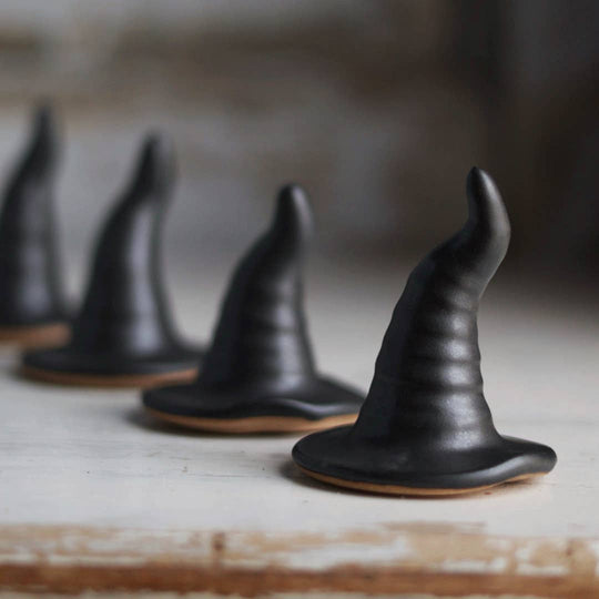 Black Witch Hat Ring Holder