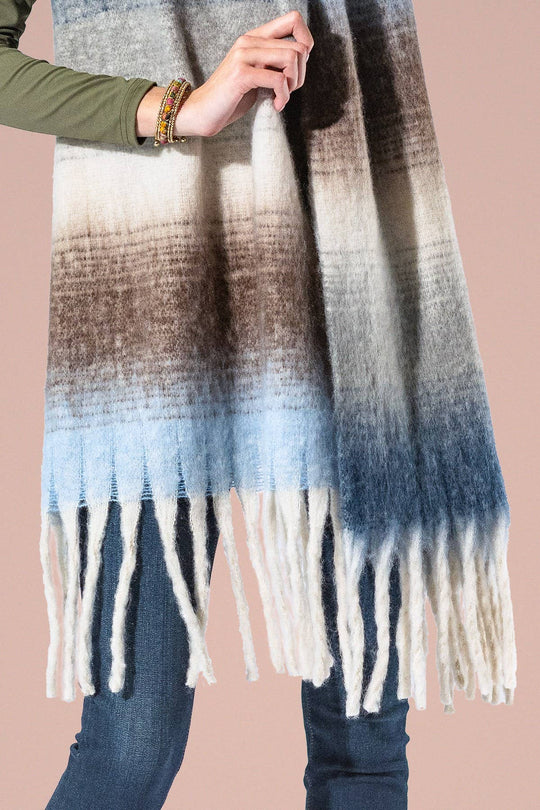 Yarn-dyed Fringe Scarf