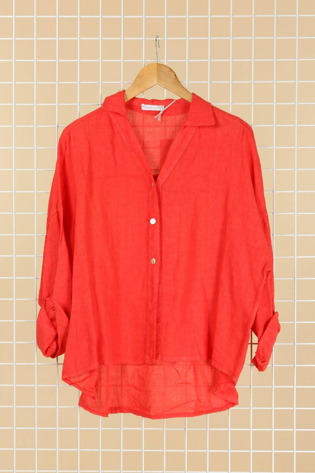 Standard Italian Linen Button Up