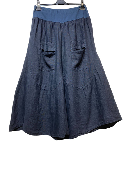 Wide Leg Linen Capris