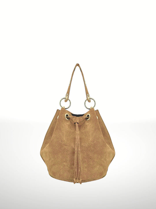 Arlecchino Suede Bucket Bag