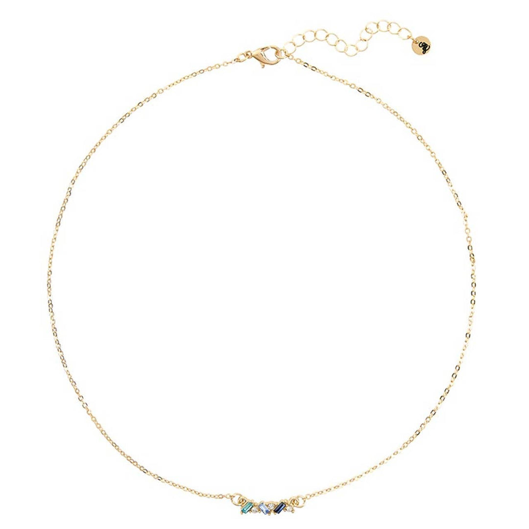 Treasure Box Necklace - Blue - Happy Day