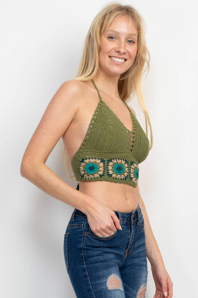 Granny Square Crochet Top