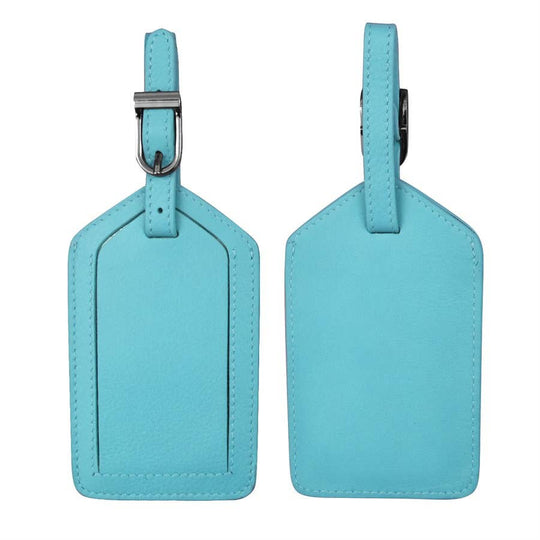 Rectangular Leather Luggage Tag