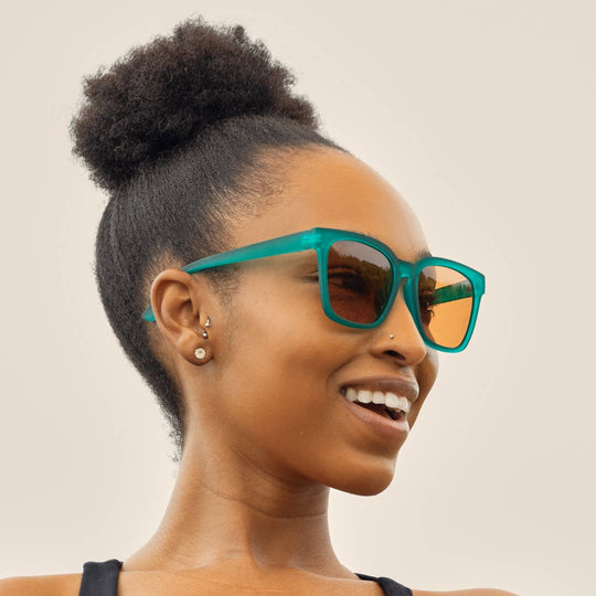 Sequoia  Soft Teal / Brown Polarized Lens