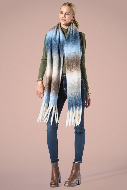Yarn-dyed Fringe Scarf