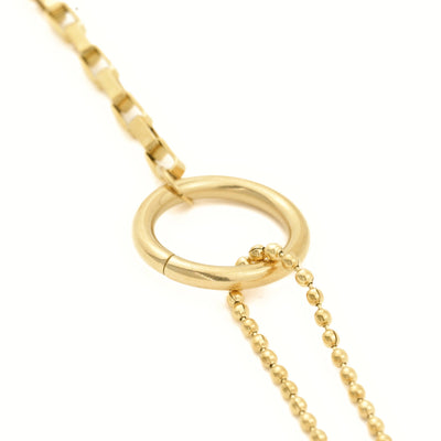 Waterproof Asymmetrical Circle Choker