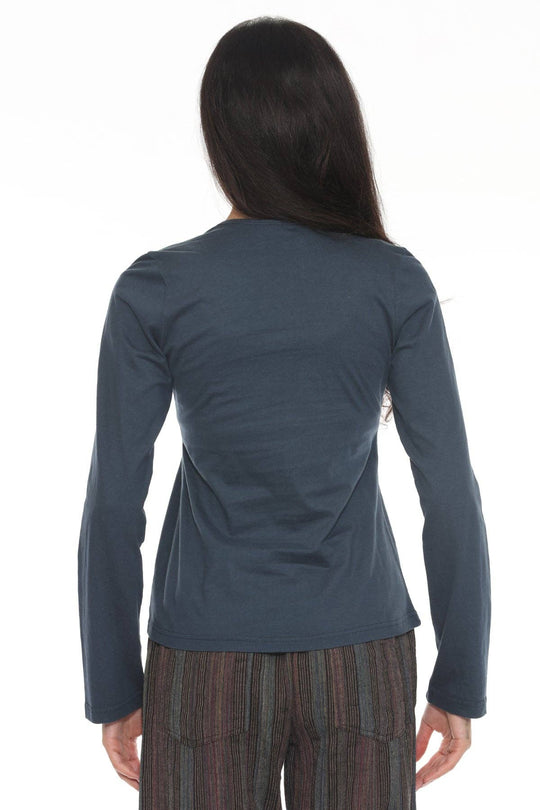 Nirvana Henley Long Sleeve Tee