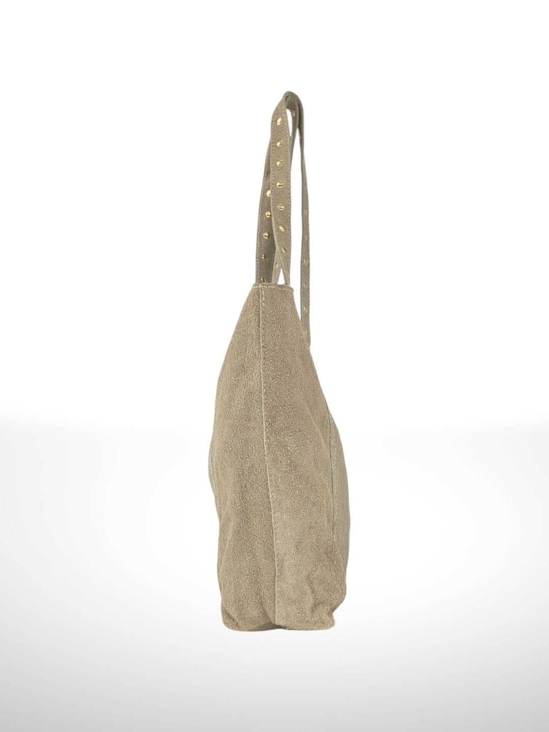 Vircina Studded Suede Tote Bag