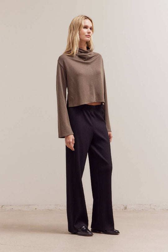 Loose Fit Cowl Neck Top