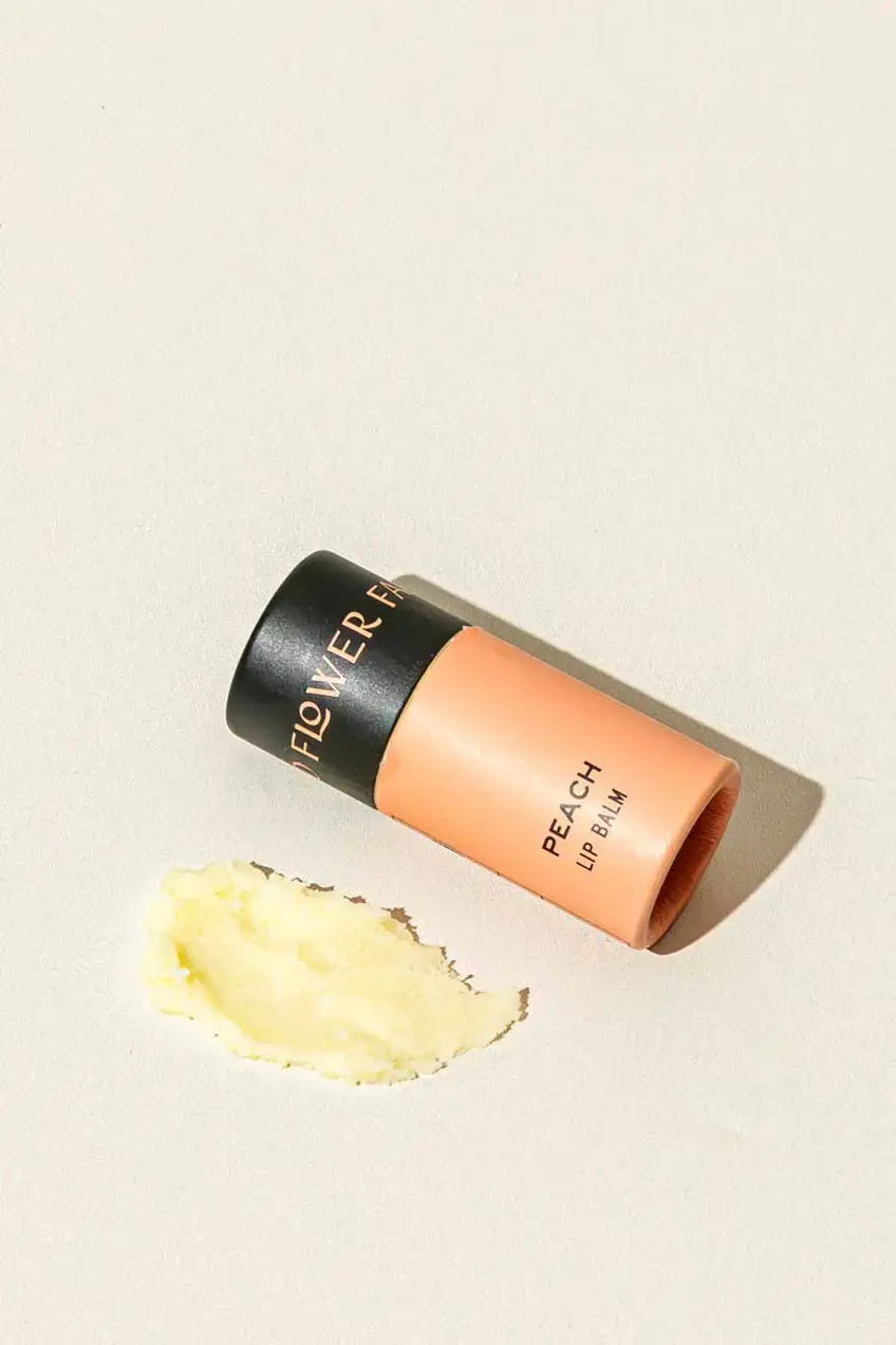 Peach Organic Lip Balm / 0.3 oz Biodegradable Tube