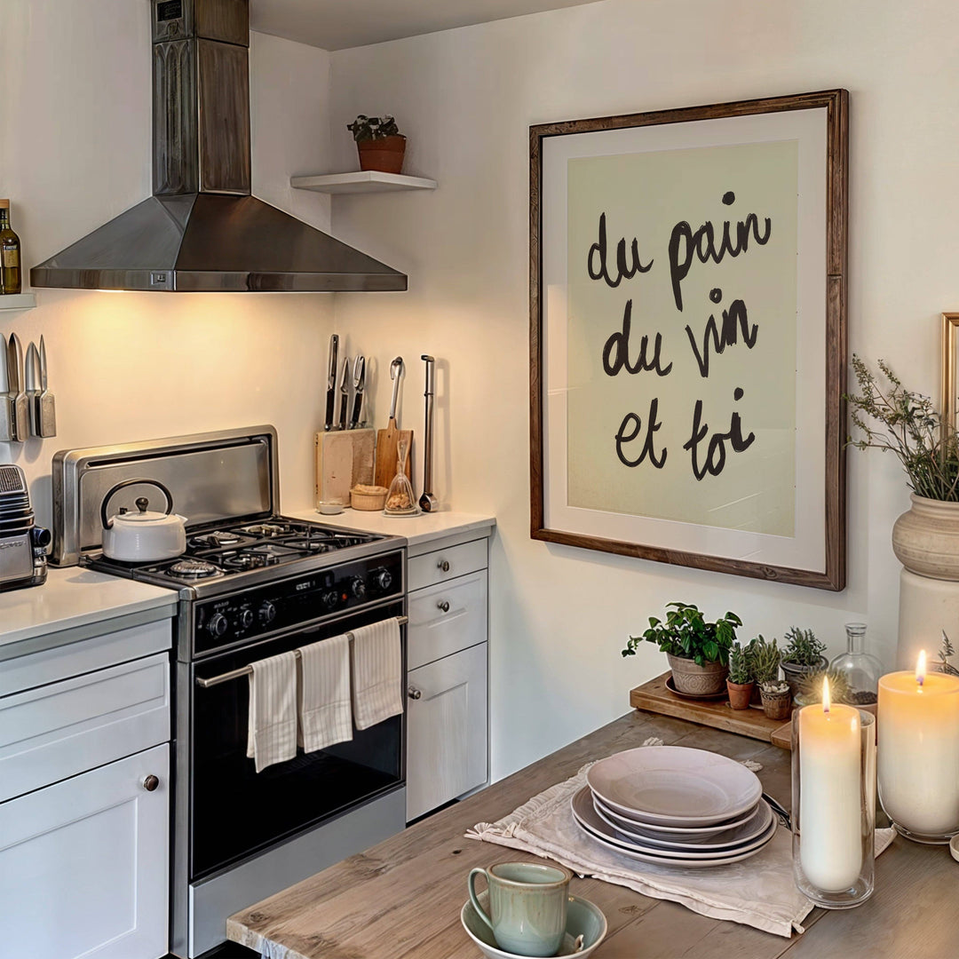 Du Pain Du Vin And You Handwritten Print