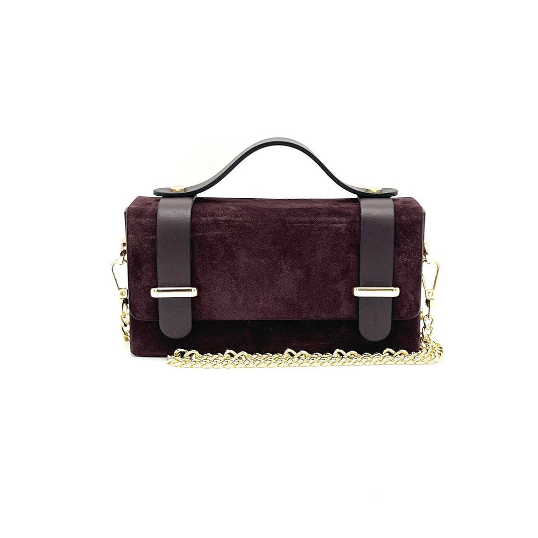 Genuine Italian Suede Mini Clutch