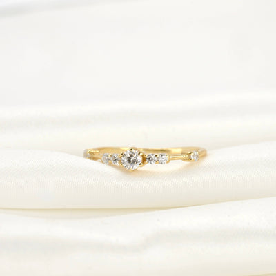 Sterling Silver Cluster CZ Ring