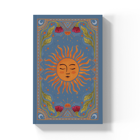 Sun Tarot Soft Touch Classic Layflat Notebook Journal