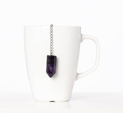 The Traveling Teapot Loose Leaf Tea Infuser, Amethyst Charm Ball, Tea Lover Gift - Simple Good