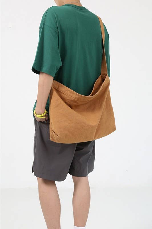 Canvas Big Shoulder Bag