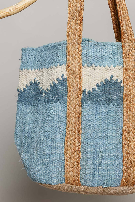 Multi Wave Handwoven Tote Bags