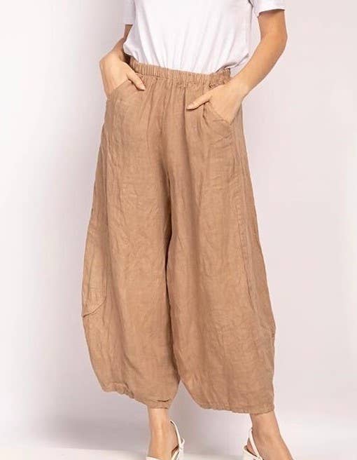 Linen Wide Leg Pants