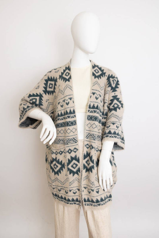 Aztec Print Cardigan