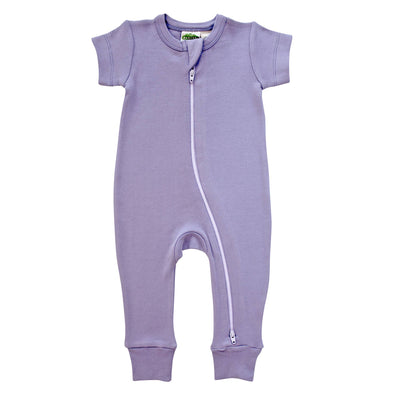 Essential Basics '2-Way' Zip Romper - Short Sleeve