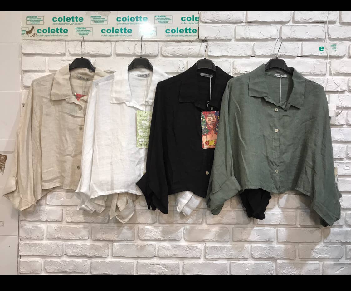 Boxy Linen Button Up