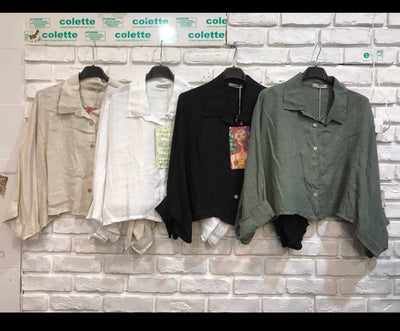 Boxy Linen Button Up