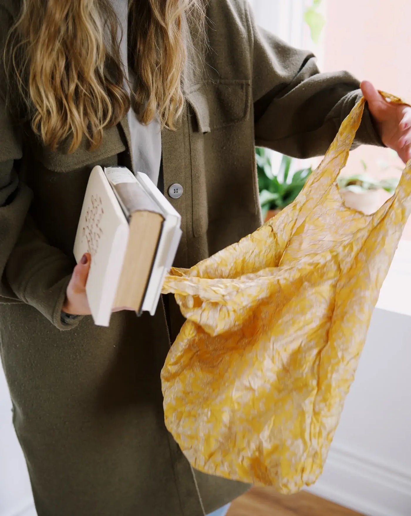 Shopping/Tote Bag Made from Upcycled Sari's