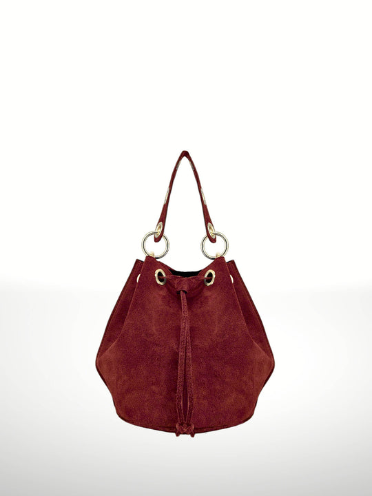 Arlecchino Suede Bucket Bag