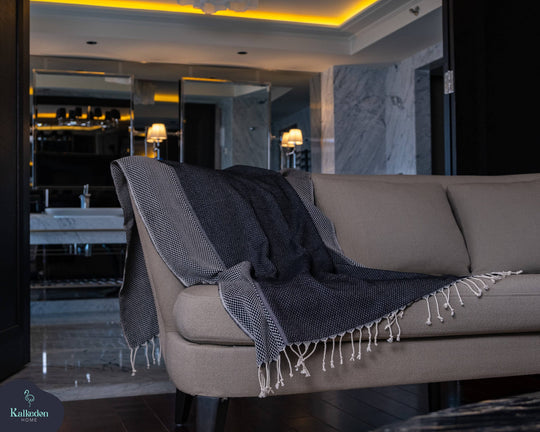 Solid Waffle Turkish Towel